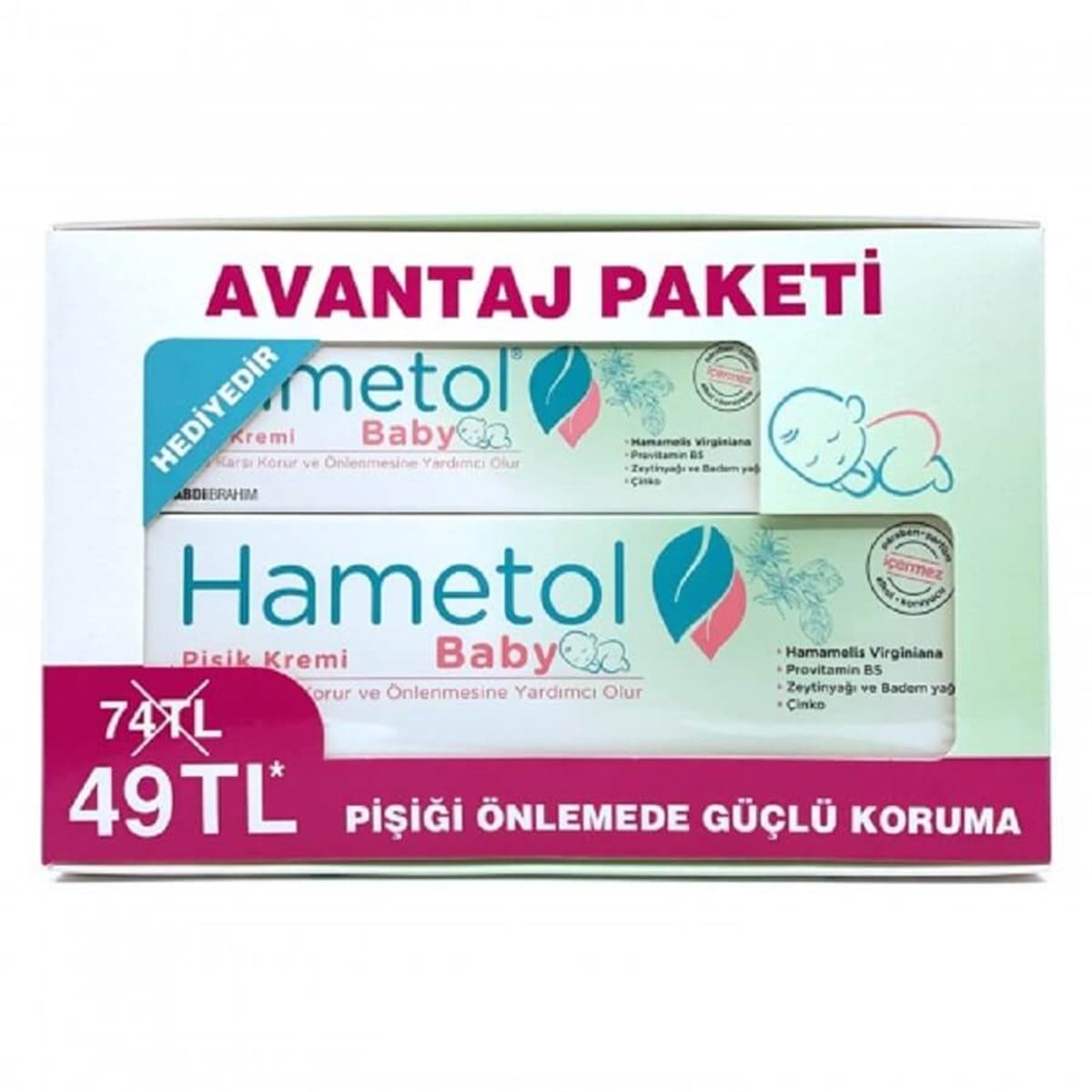 Hametol Hametol Baby Pişik Kremi 100 gr + 30 gr Avantaj Paketi
