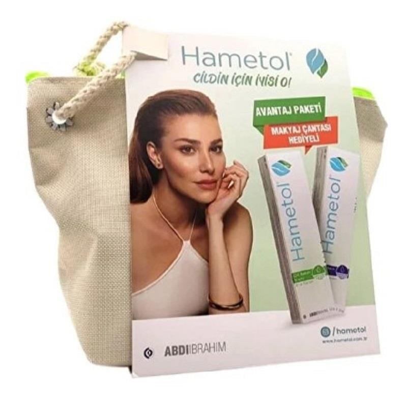 Hametol Hametol Cilt Bakım Onarıcı Krem 30 gr Kofre + Makyaj Çantası Hediyeli