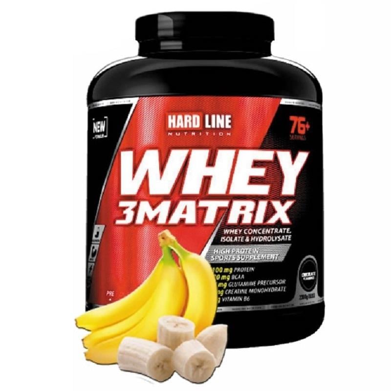 Hardline Nutrition Hardline Nutrition Whey 3 Matrix Muzlu 2300 gr