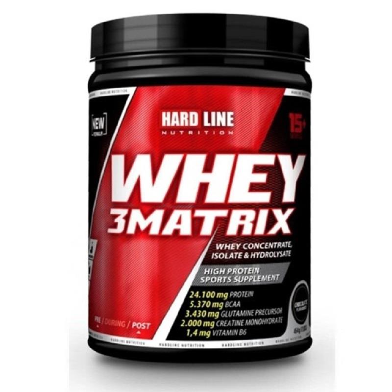 Hardline Nutrition Hardline Nutrition Whey 3 Matrix Çikolata 454 gr