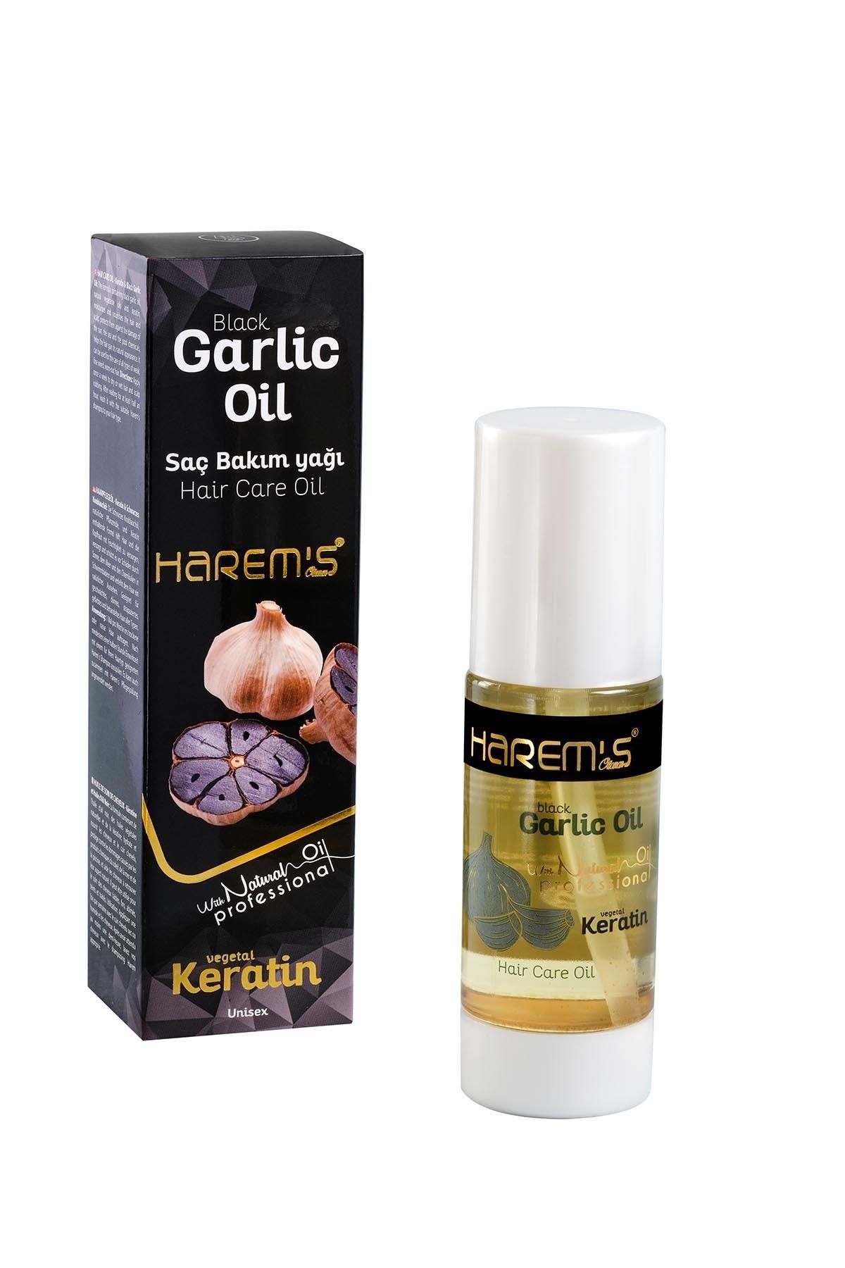 Harem's Harem's Siyah Sarımsaklı Saç Bakım Yağı 100 ml - 6 Adet