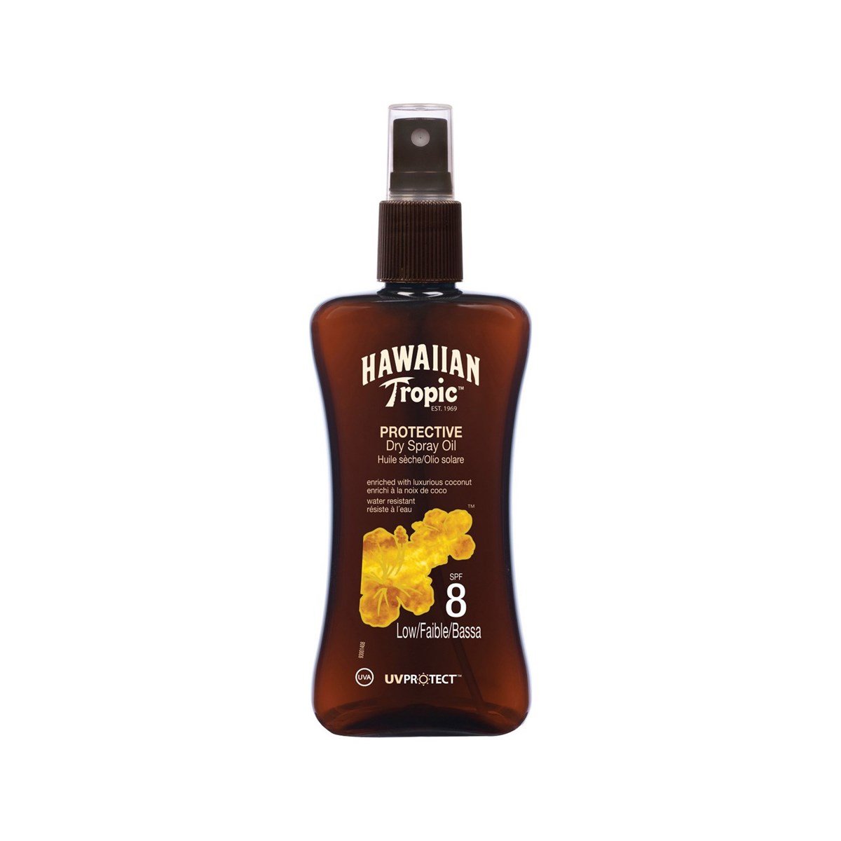 Hawaiian Hawaiian Tropic SPF8 Dry Sprey Oil 200 ml