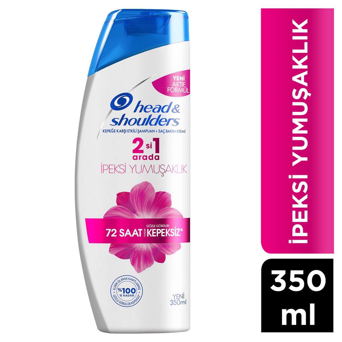 Head & Shoulders Head & Shoulders İpeksi Yumuşaklık 2'si 1 Arada Kepeğe Karşı Etkili Şampuan 350 ml