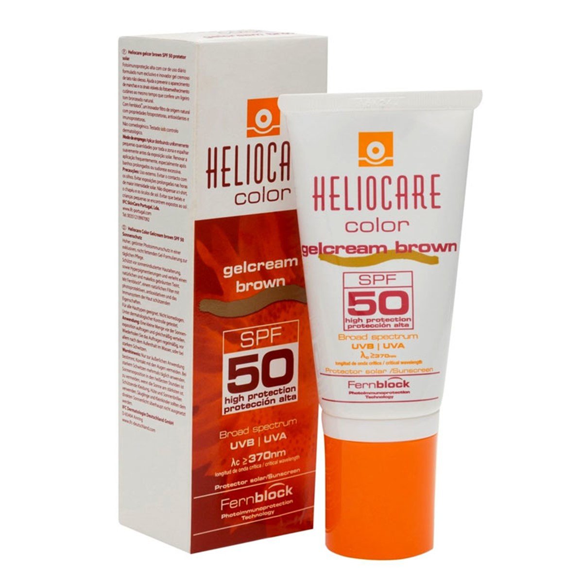 Heliocare Color Gelcream Brown Renkli Güneş Kremi Spf 50 50 ml SKT:2022