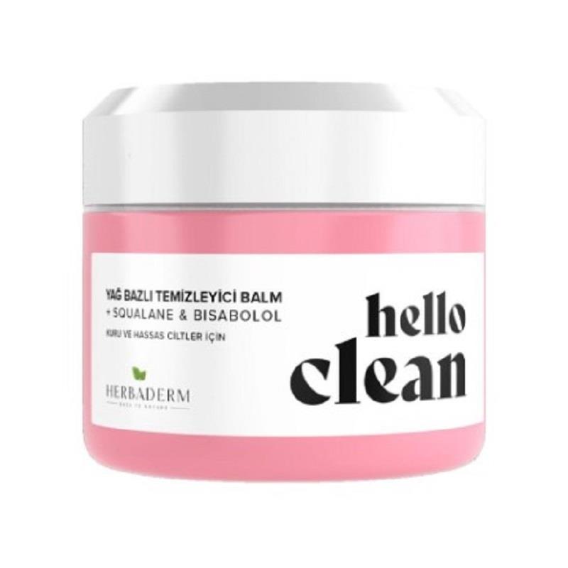 Herbaderm Herbaderm Hello Clean Kuru ve Hassas Ciltler İçin Yağ Bazlı Temizleyici Balm 100 ml