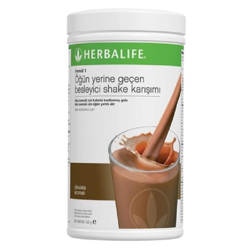Herbalife Herbalife Formül 1 Öğün Yerine Geçen Besleyici Shake Karışımı Çikolata Aromalı 550 gr