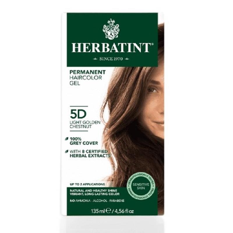 Herbatint Herbatint Bitkisel Saç Boyası 5D Light Golden Chestnut Açık Altın Kahve 150 ml
