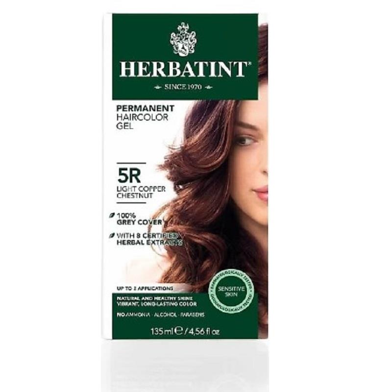 Herbatint Herbatint Bitkisel Saç Boyası 5R Light Copper Chestnut Açık Bakır Kahve 135 ml