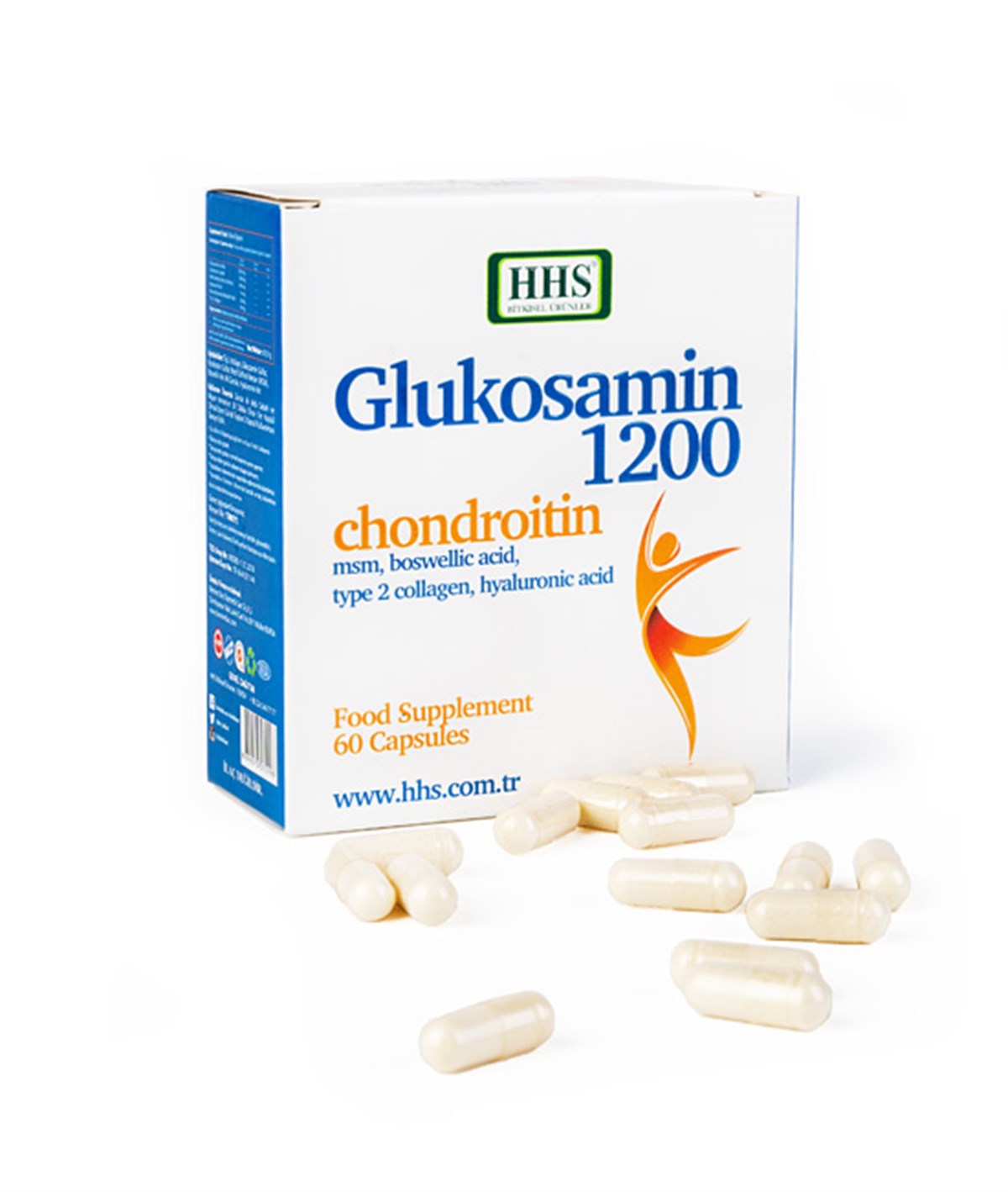 HHS HHS Glucosamine Chondroitin MSM 1200 mg 60 Kapsül