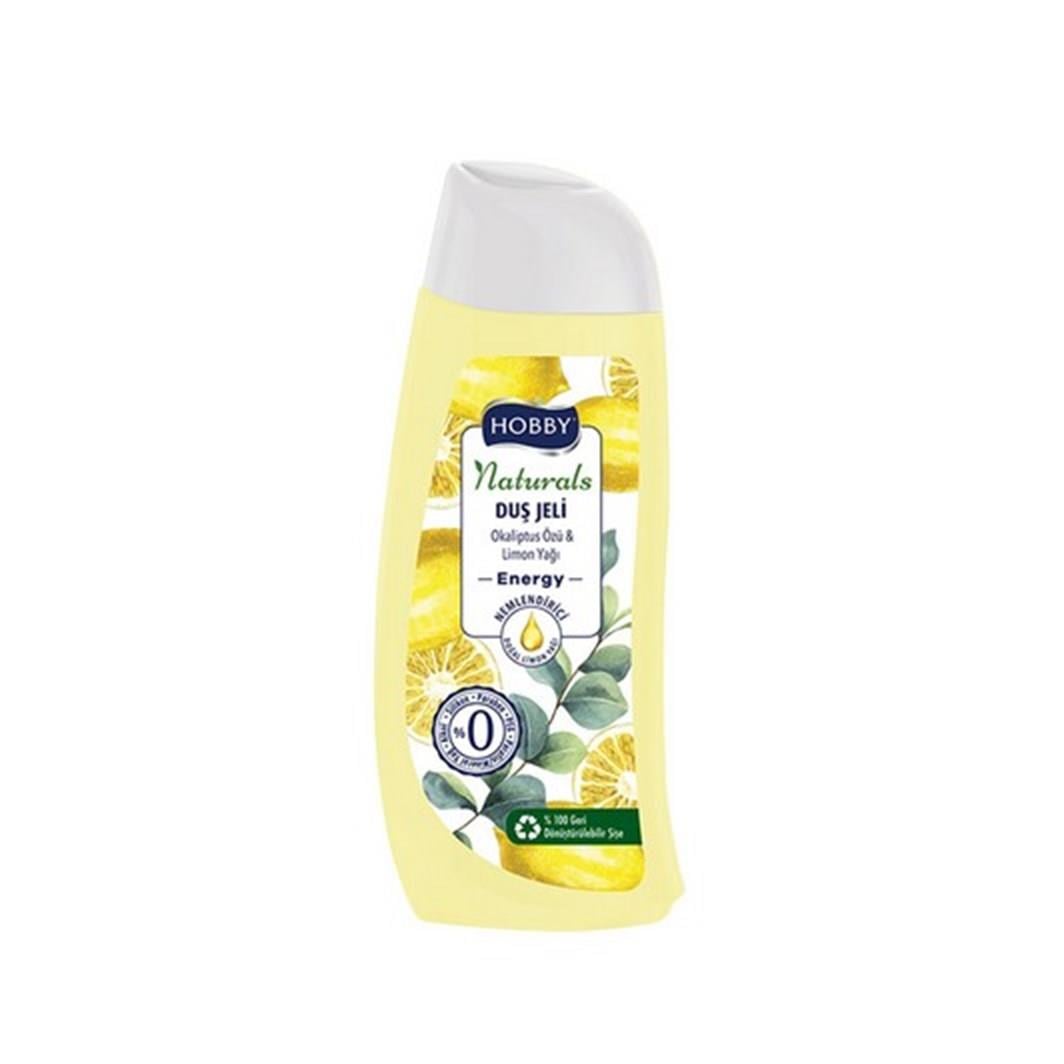 Hobby Hobby Duş Jeli Naturals Energy Okaliptus Özü Limon Yağı 500 ml