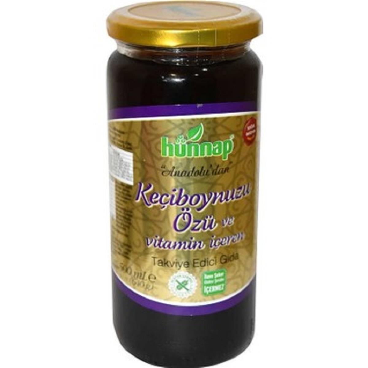 HÜNNAP Hünnap Keçiboynuzu Özü ve Vitamin İçeren Takviye Edici Gıda 310 gr
