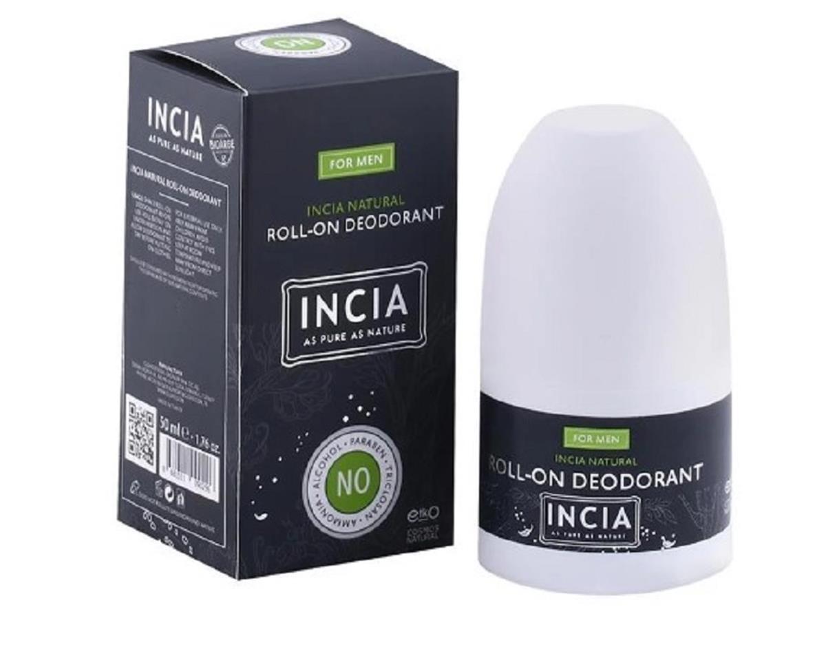 INCİA Incia Doğal Roll-On Deodorant Erkek 50 ml