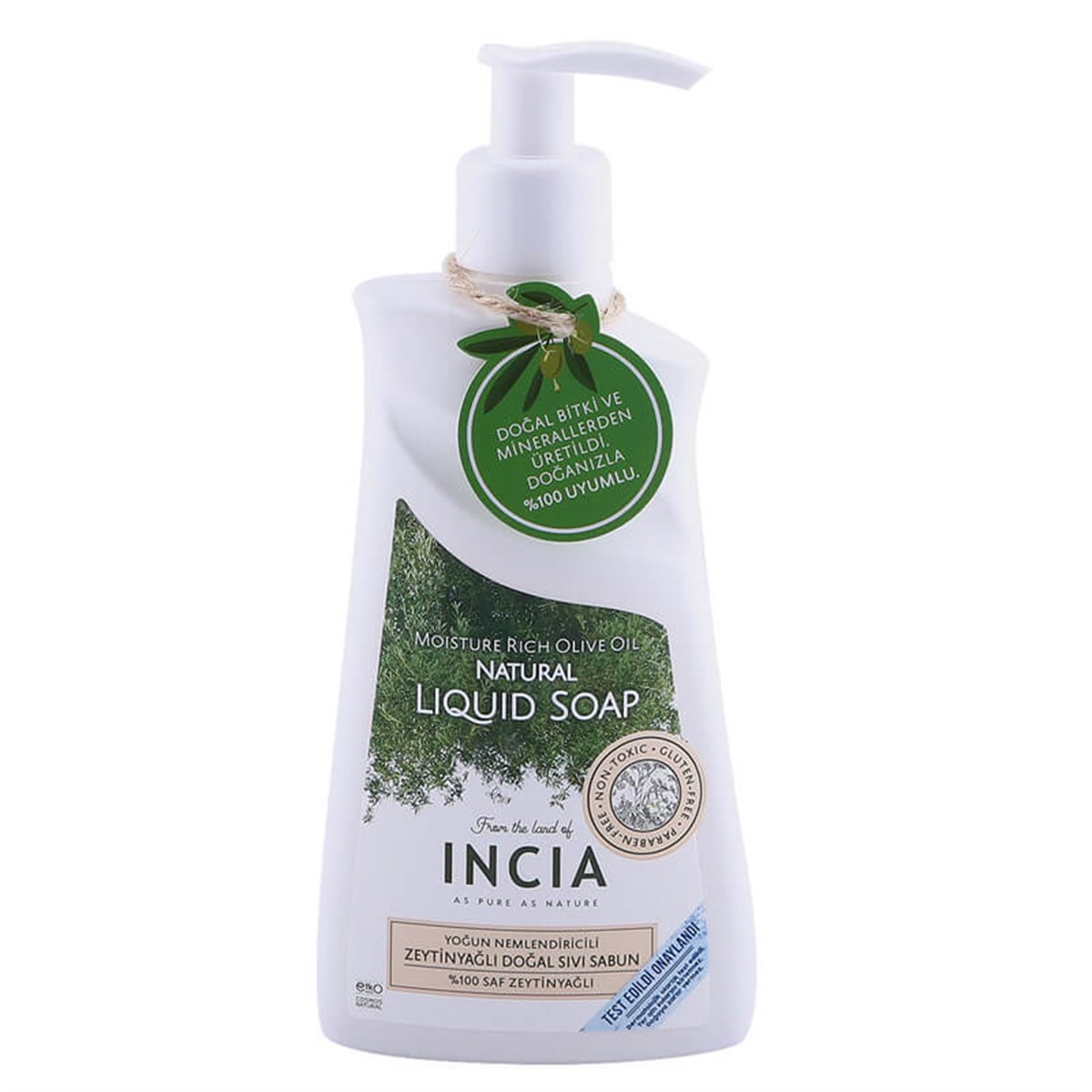 Incia Incia Yoğun Nemlendiricili Zeytinyağlı Doğal Sıvı Sabun 250 ml