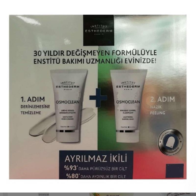 Institut Esthederm Institut Esthederm Ayrılmaz İkili - Deep Pore Cleanser 75 ml + Gentle Buffing Cream 75 ml