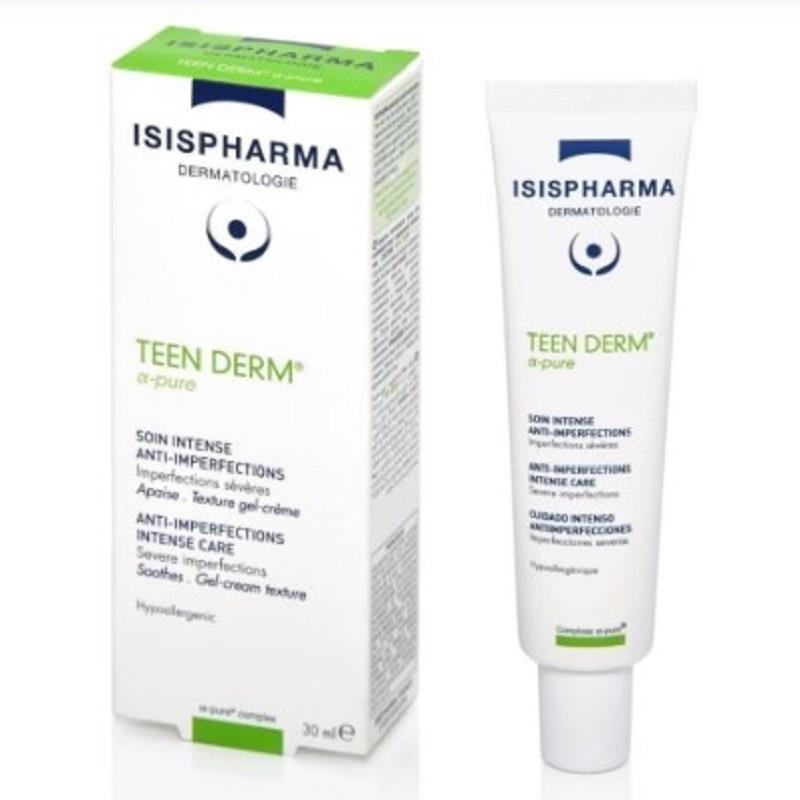 Isis Pharma Isis Pharma Teen Derm Yağlı / Karma Ciltlere Özel Yüz & Akne Kremi 30 ml