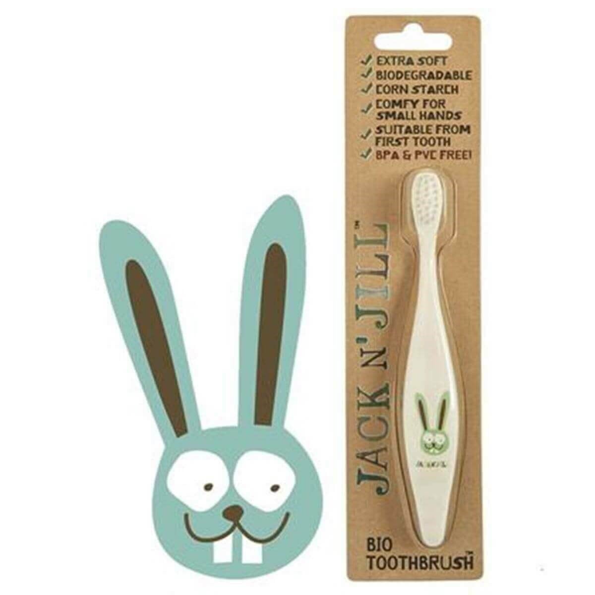 Jack And Jill Jack N' Jill Mısır Koçanı Diş Fırçası - Bunny