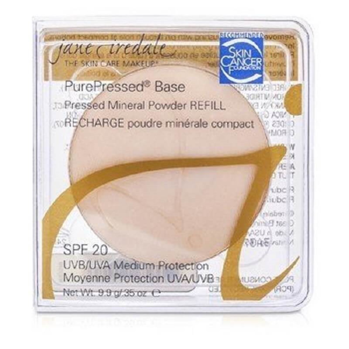Jane İredale Jane Iredale Purepressed Base Refill SPF20 Natural Pudra Yedek
