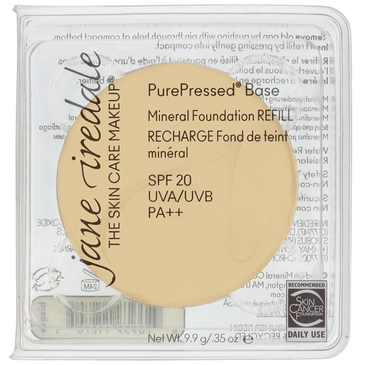 Jane İredale Jane Iredale Purepressed Base Mineral Foundation Refill SPF20 Warm Siena