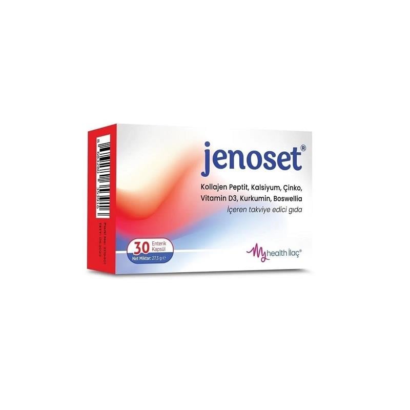 Jenoset Jenoset Collagen Peptit Vitamin D3 Kurkumin Boswellia 30 Kapsül