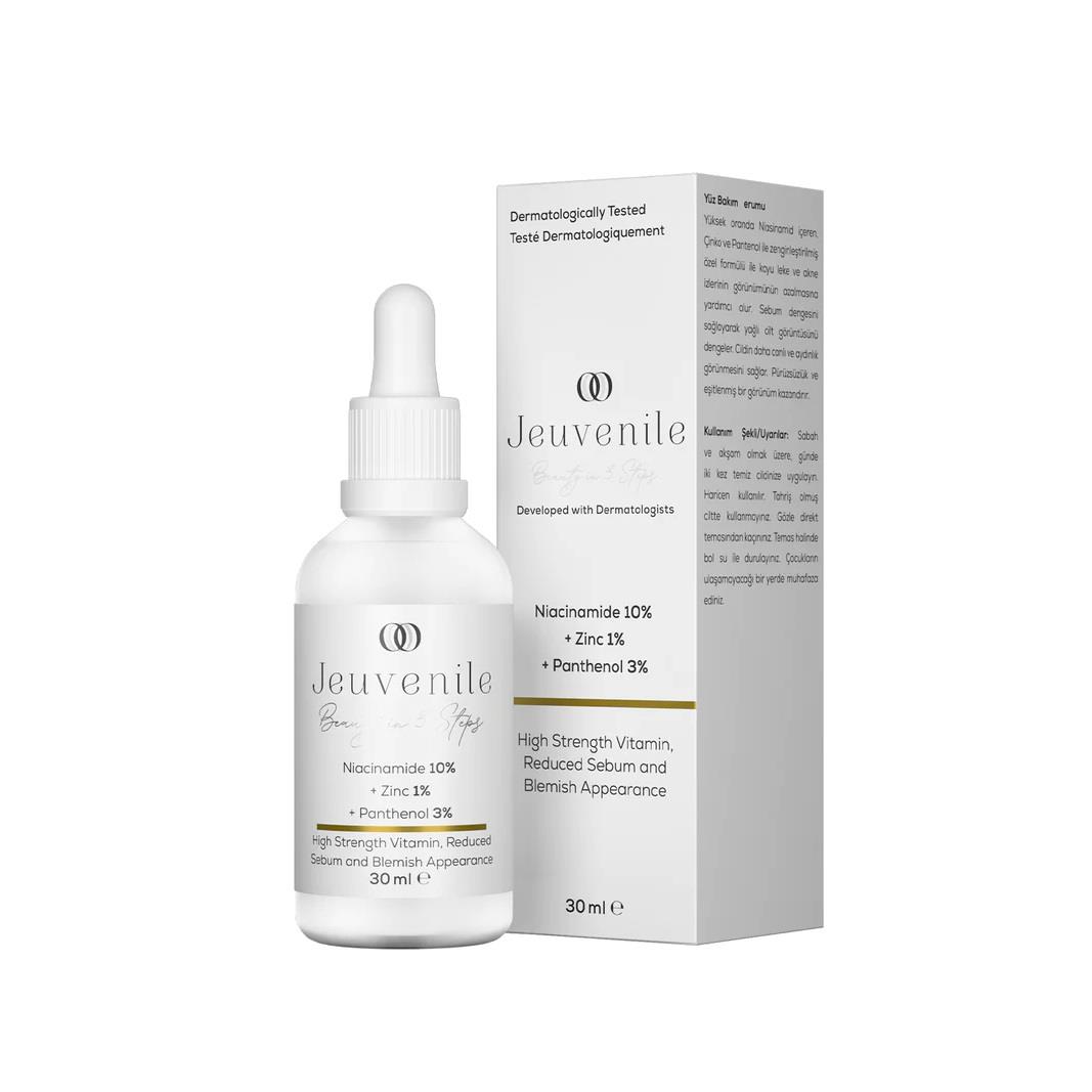 Jeuvenile Jeuvenile Niacinamide %10 + Dengeleyici ve Leke Karşıtı Serum 30 ml