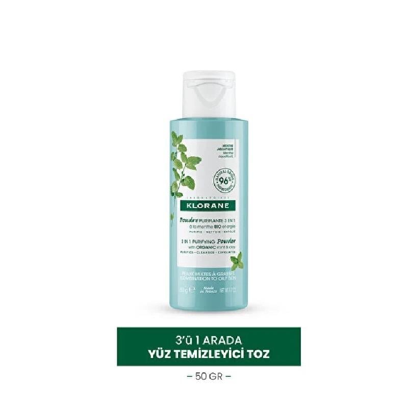 Klorane Klorane 3'ü 1 Arada Yüz Temizleyici Toz 50 gr