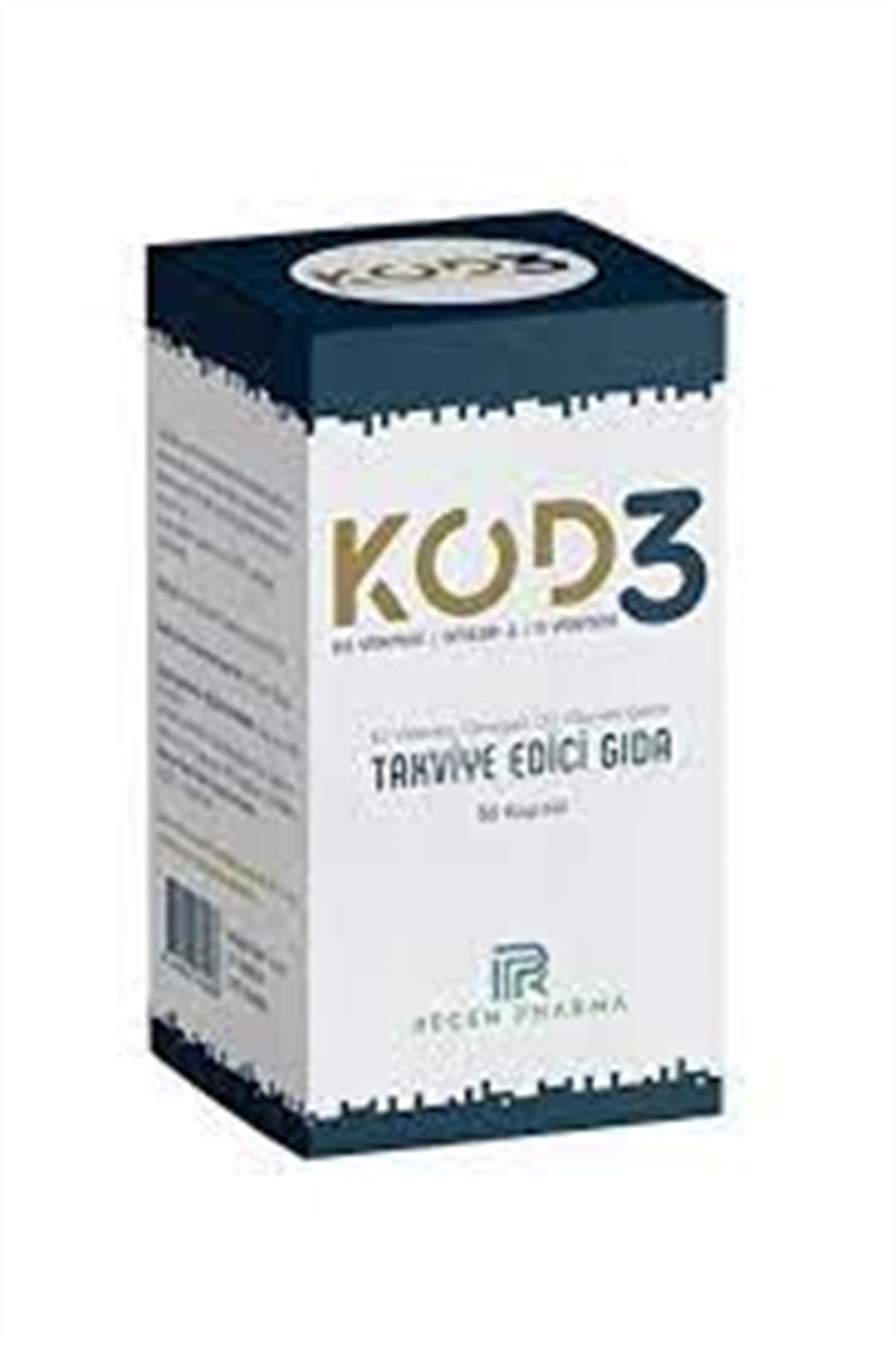 KOD3 KOD3 Takviye Edici Gıda 50 Kapsül