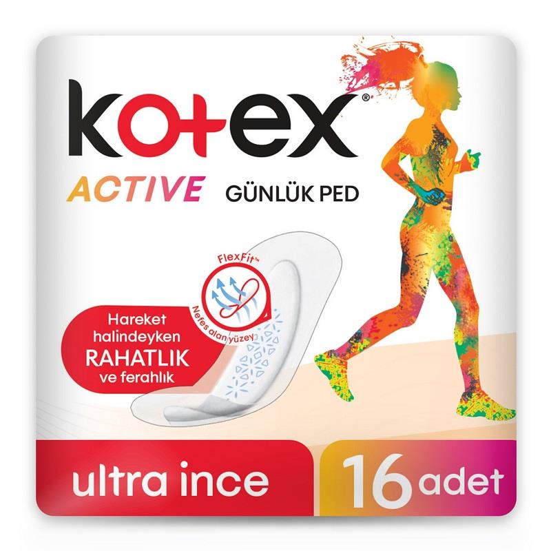 Kotex Kotex Active Günlük Ped 16'lı