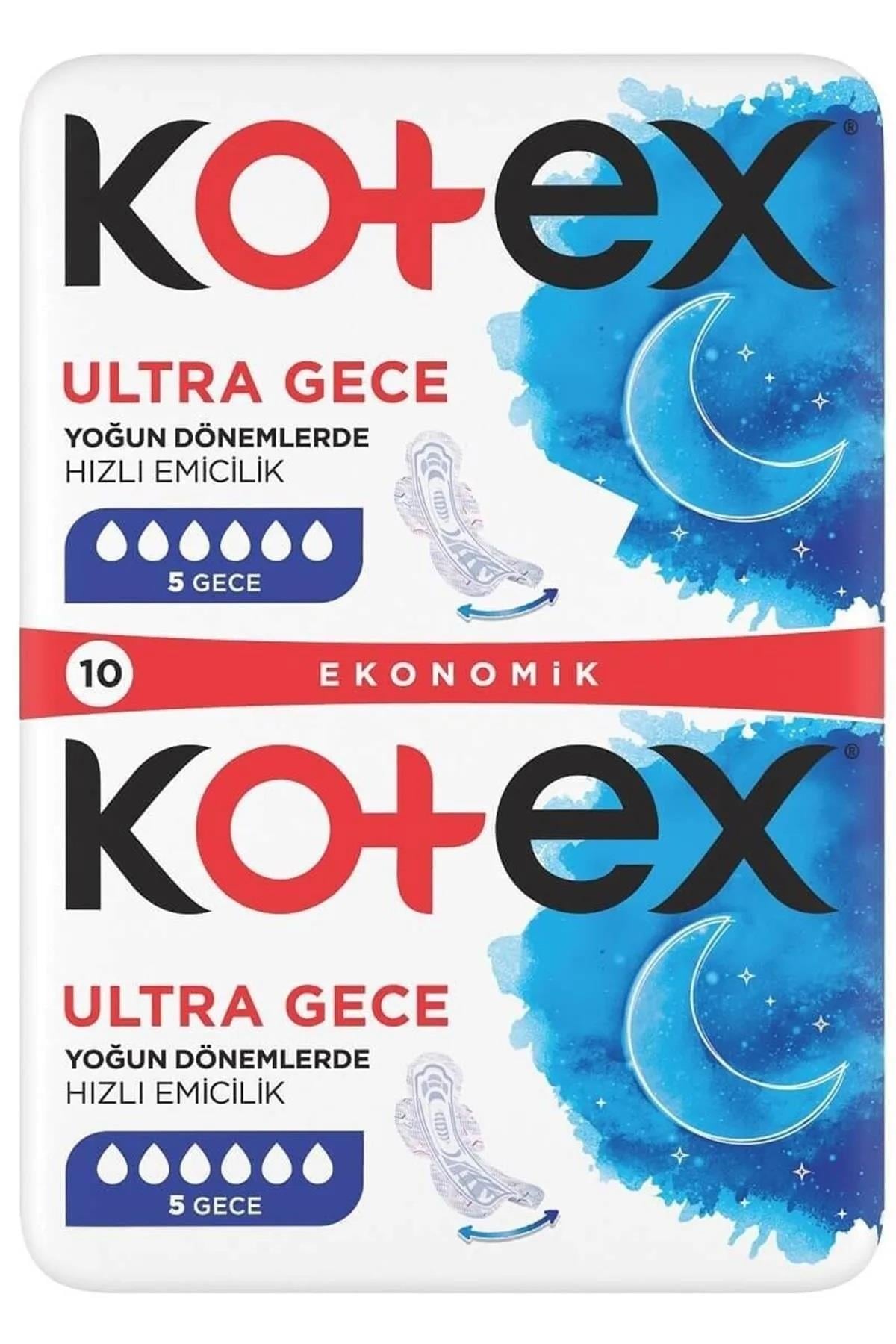 Kotex Kotex Ultra Double Gece Hijyenik Ped No: 5 10'lu
