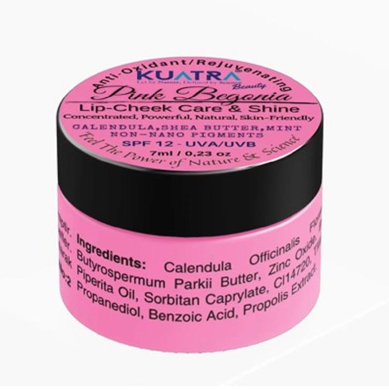 Kuatra Kuatra Pink Begonia Nemlendirici Antioksidan Işıltı Veren Balm 7 ml