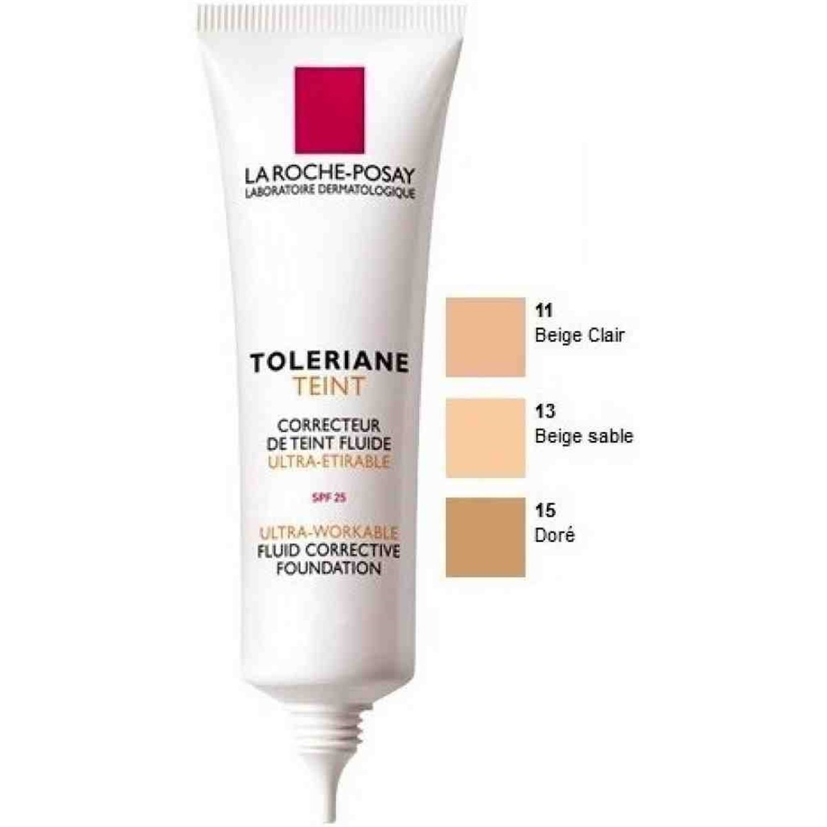 La RocheLa Roche Posay - Toleriane Teint Fluid , 30 Ml - Tüm Cilt Tipleri İçin Sıvı Fondöten, Koyu Ton (15)