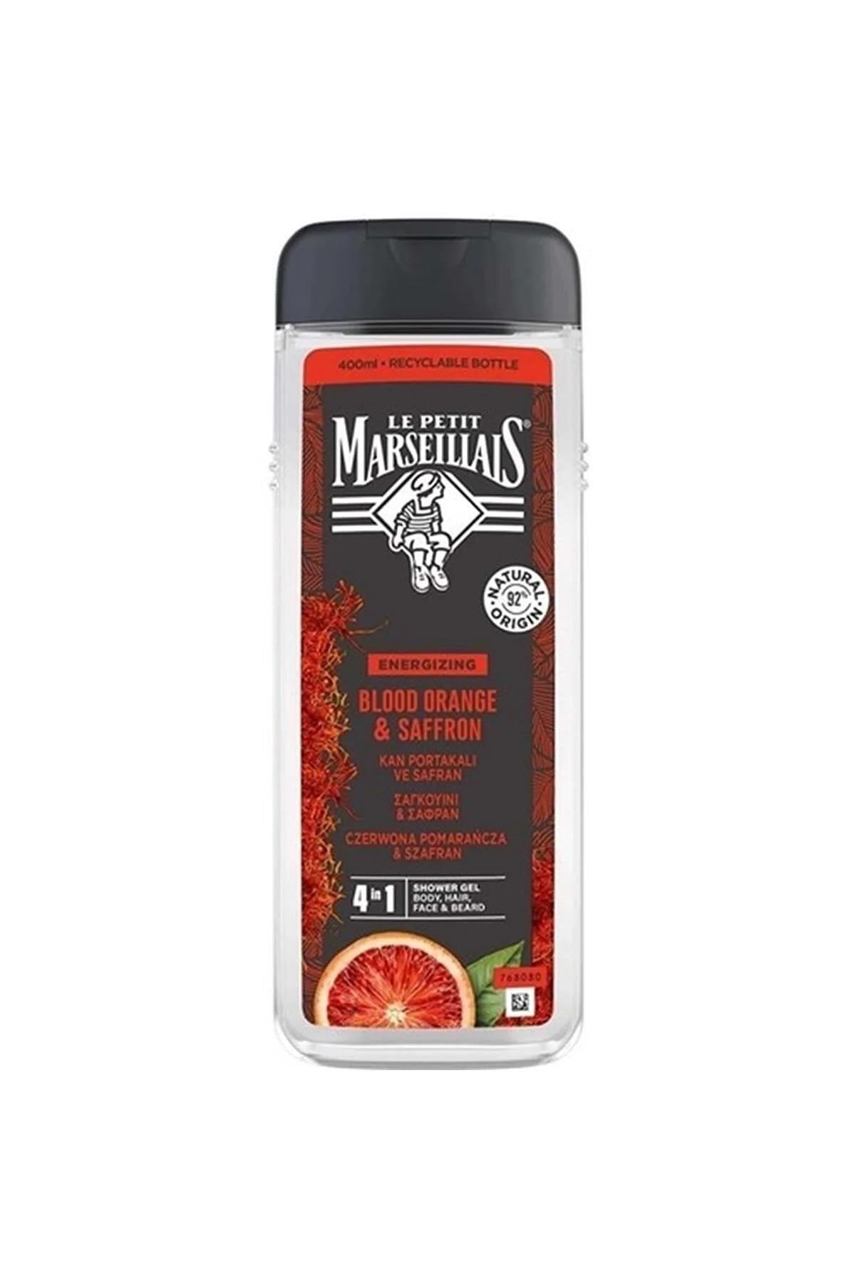 Le Petit Marseillais Le Petit Marseillais Duş Jeli For Men Kan Portakalı ve Safran 400 ml