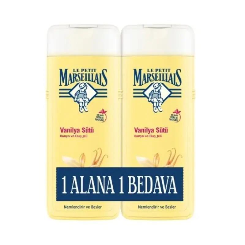 Le Petit Marseillais Le Petit Marseillais Duş Jeli Beyaz Vanilya Sütü 400 ml - 2 Adet