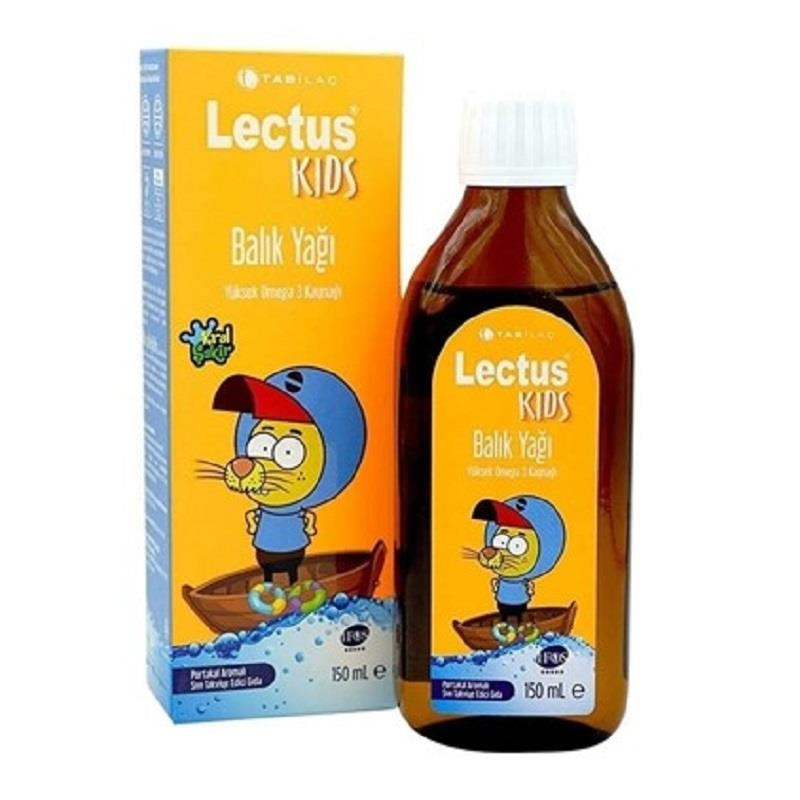 Lectus Lectus Kids Kral Şakir Portakal Aromalı Balık Yağı 150 ml