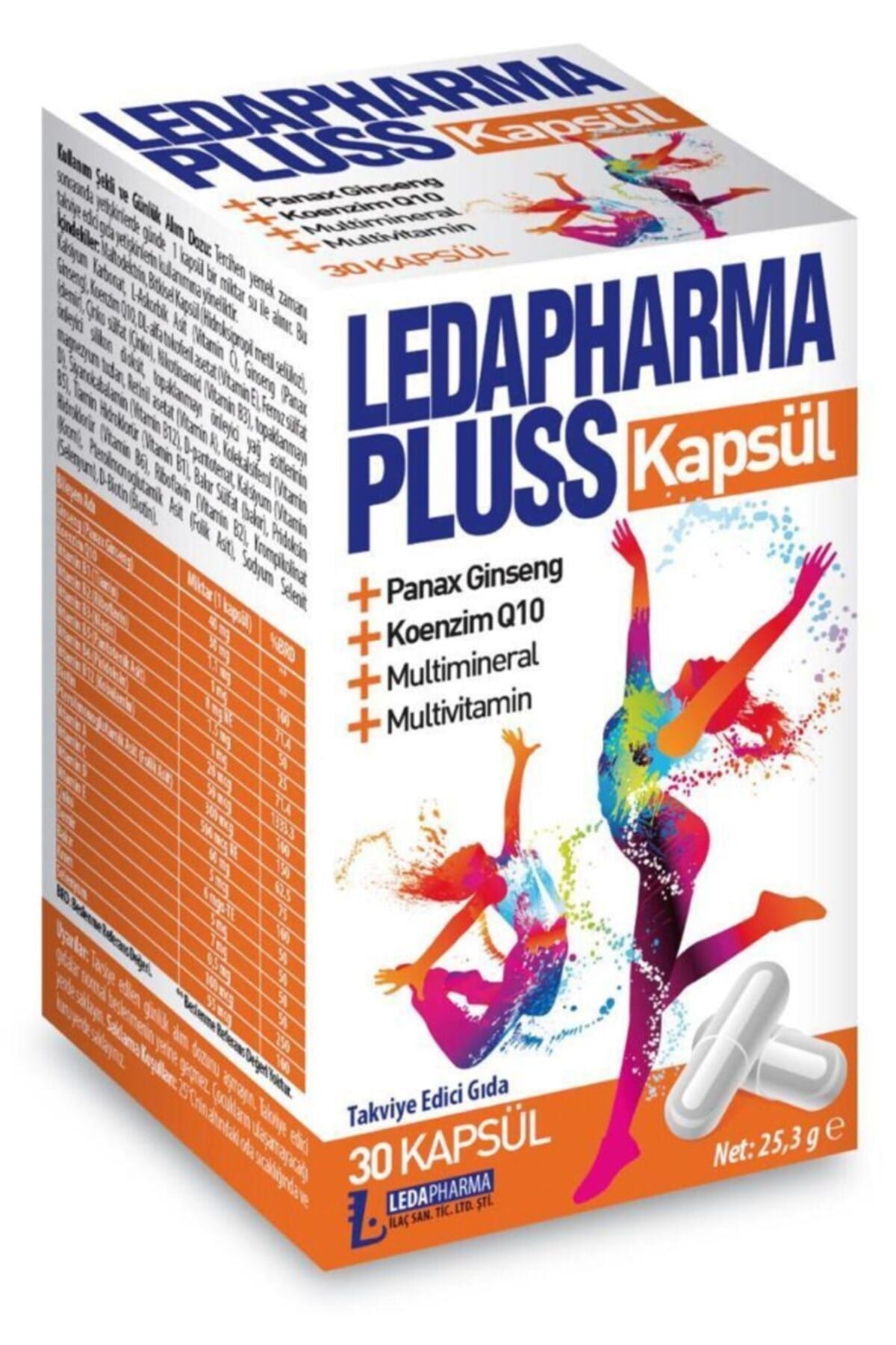 Ledapharma Ledapharma Pluss Multivitamin 30 Kapsül