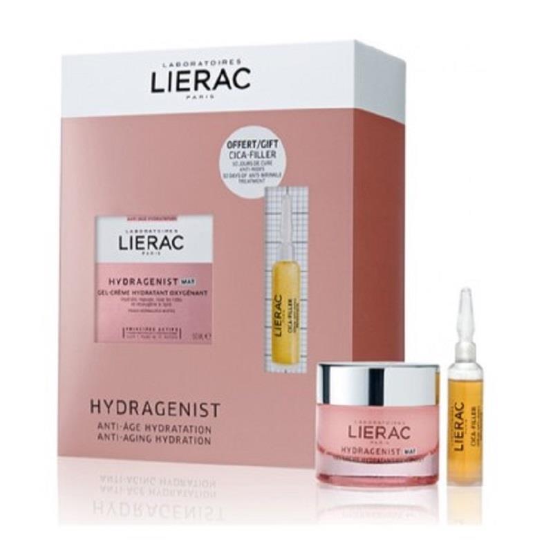 Lierac Paris Lierac Paris Hydragenist Gel Cream 50 ml + Cica Filler Serum Hediyeli Kofre