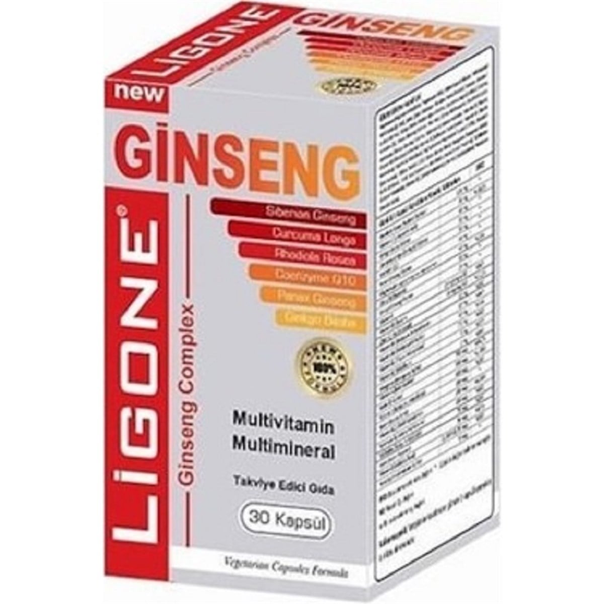 Ligone Ligone Ginseng Multivitamin Multimineral 30 Kapsül