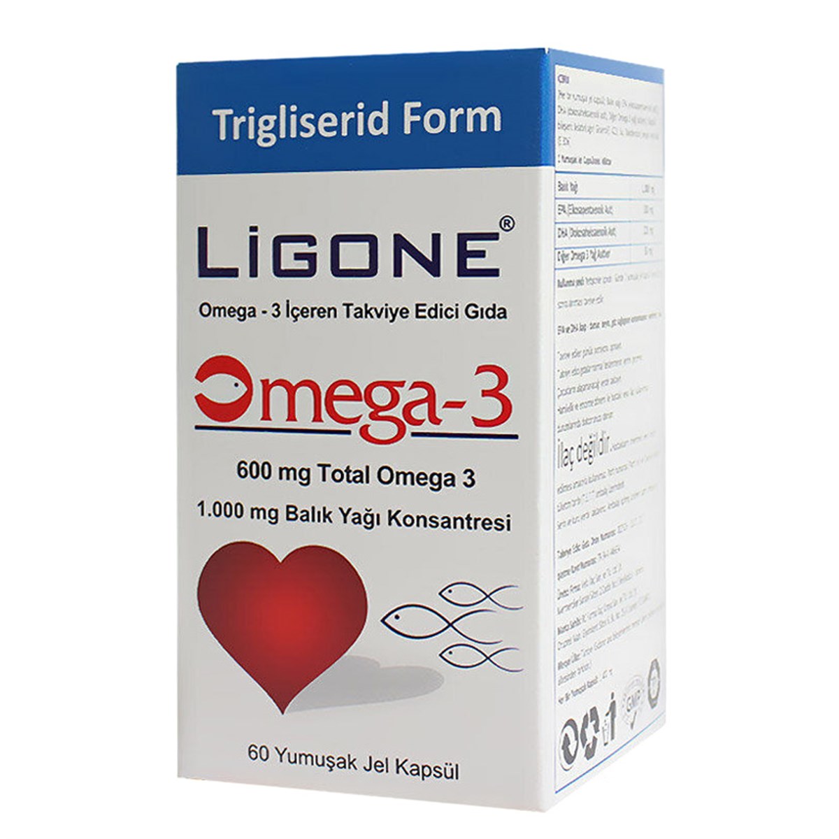 LİGONE Ligone Omega-3 60 Yumuşak Kapsül