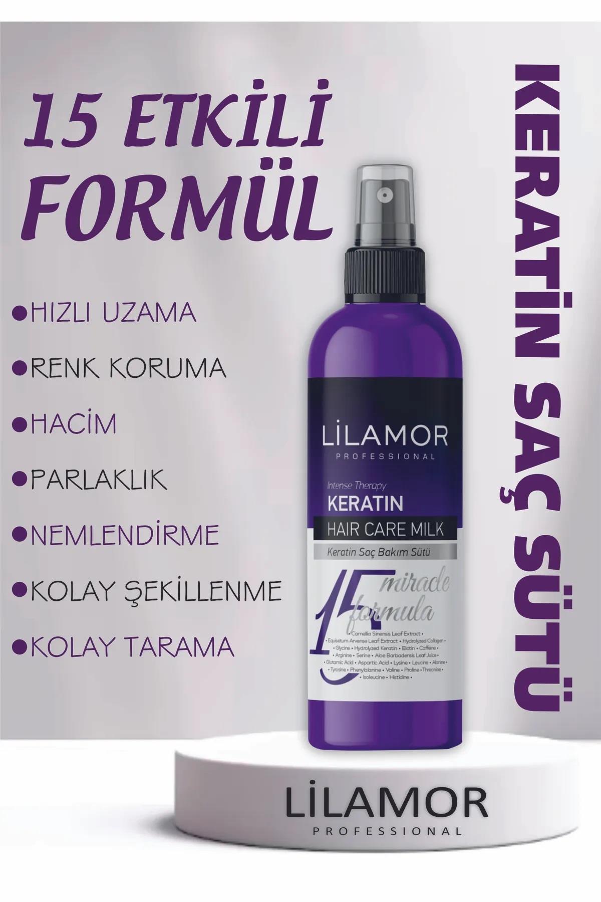 Lilamor Lilamor Saç Bakım Sütü Keratin 200 ml