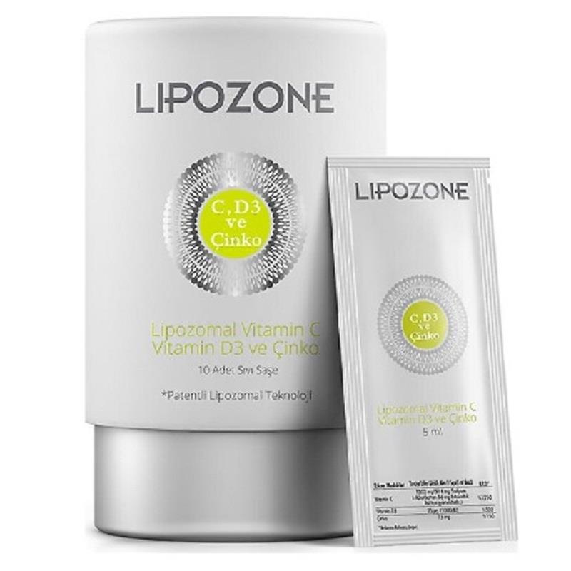 Lipozone Lipozone Vitamin C D Çinko 10 Saşe