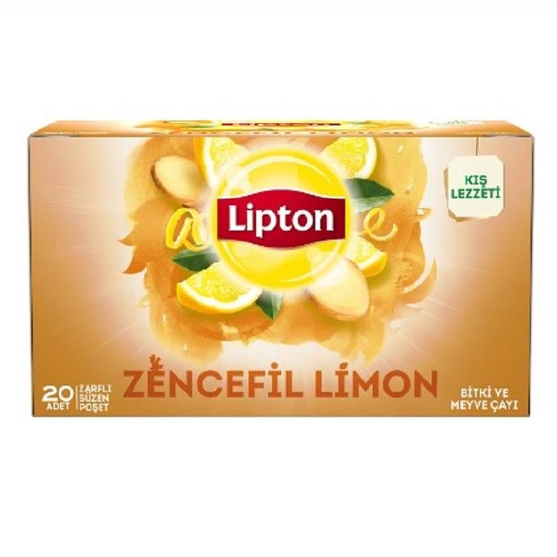 Lipton Lipton Zencefil Limon Bitkisel Çay 20'li