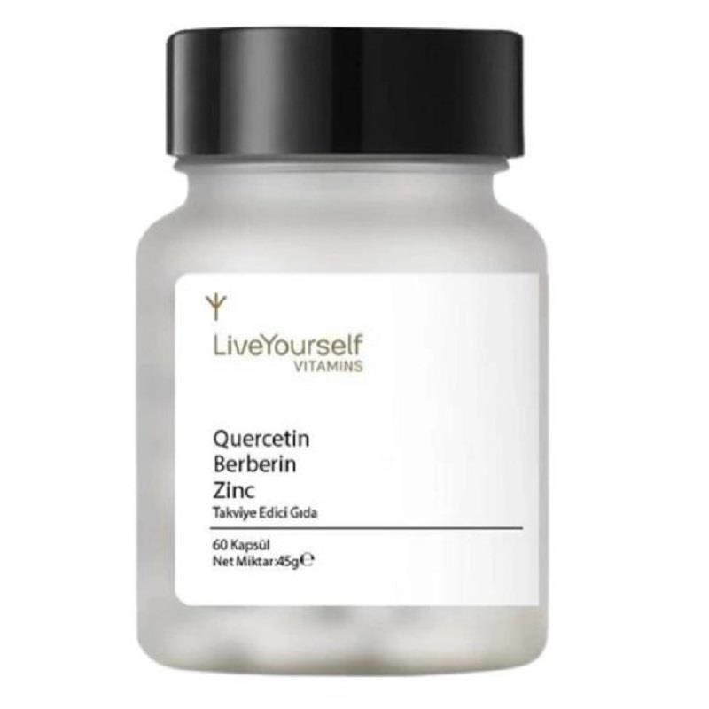 LİVE YOURSELF Live Yourself Vitamin Quercetin Berberin 60 Kapsül
