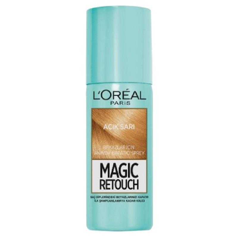 L'Oreal Paris L'Oreal Paris Magic Retouch 9 Beyaz Kapatıcı Saç Spreyi - Açık Sarı
