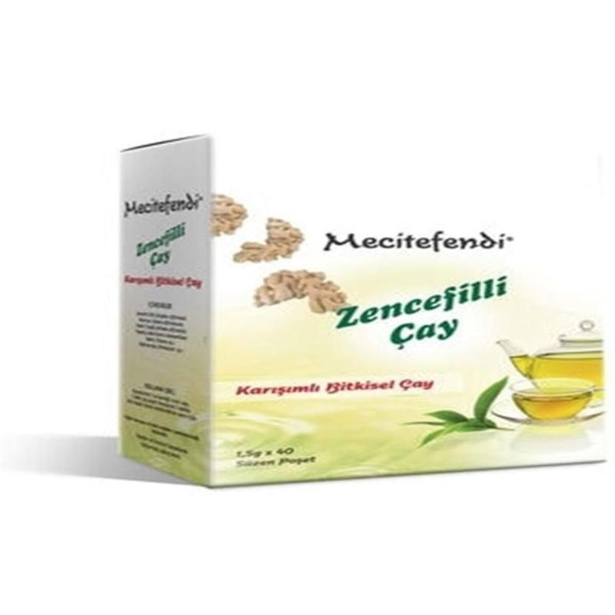 Mecitefendi Mecitefendi Zencefilli Çay Süzen Poşet 40'lı