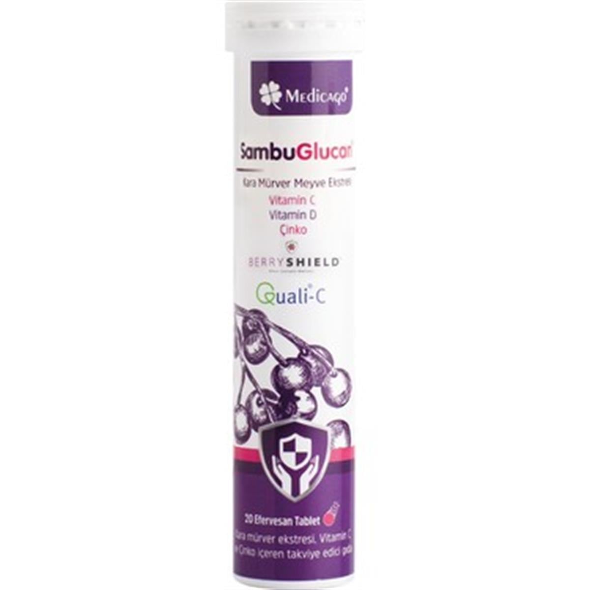 MEDİCAGO Medicago SambuGlucan 20 Efervesan Tablet