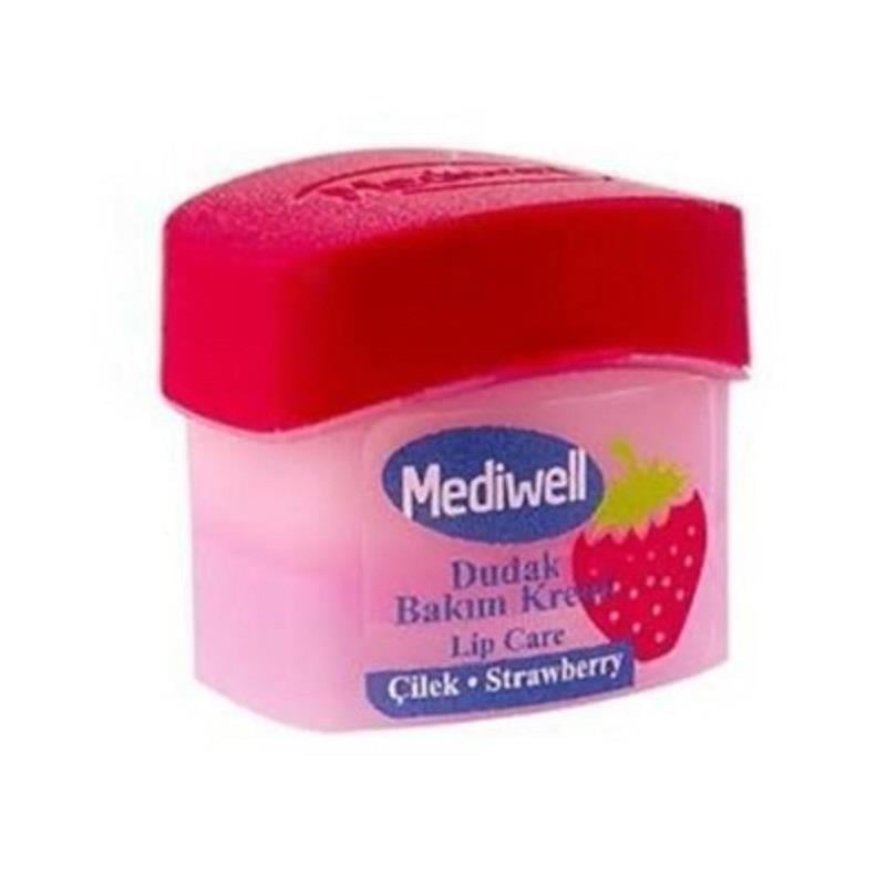 Mediwell Mediwell Dudak Bakım Kremi 5 ml - Çilekli