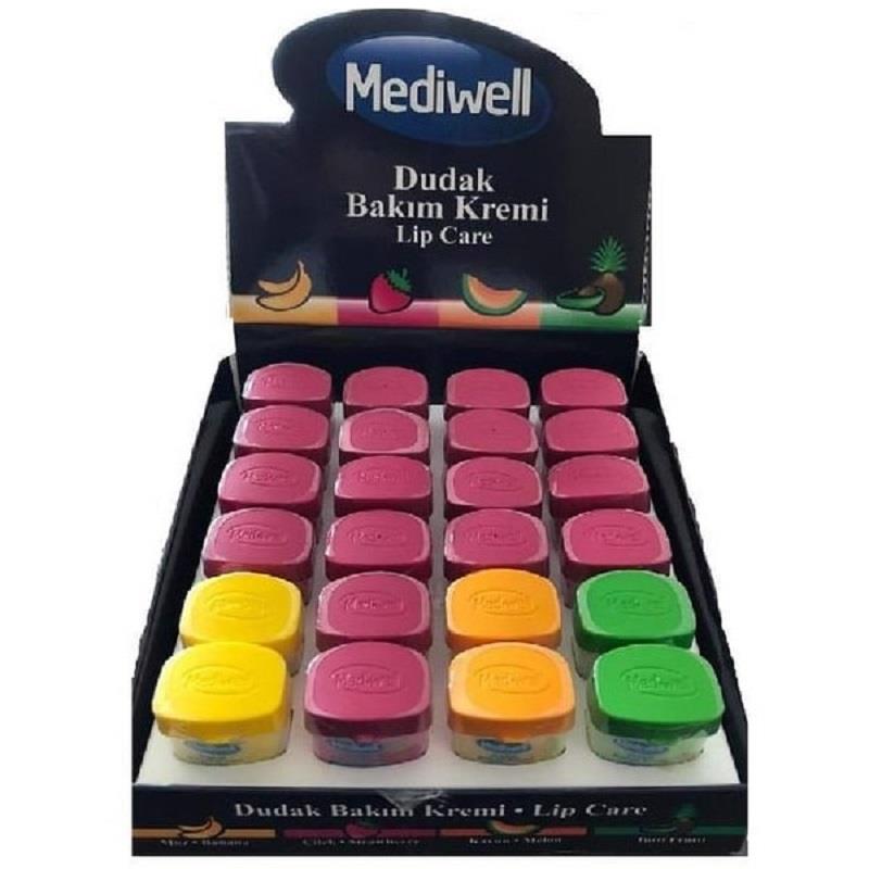 Mediwell Mediwell Dudak Bakım Kremi Stand 24'lü