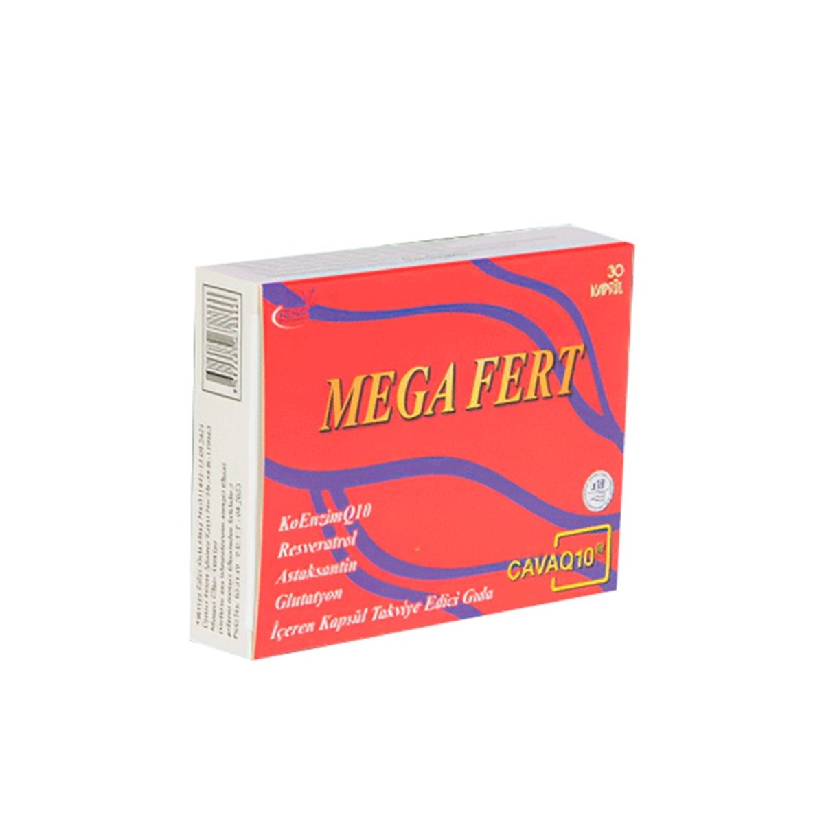 MEGA Mega Fert Koenzim Q10 200 mg 30 Kapsül