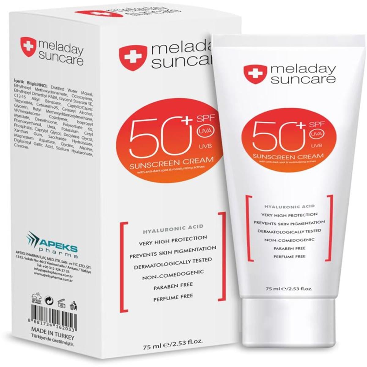 Meladay Meladay Suncare SPF50+ 75 ml