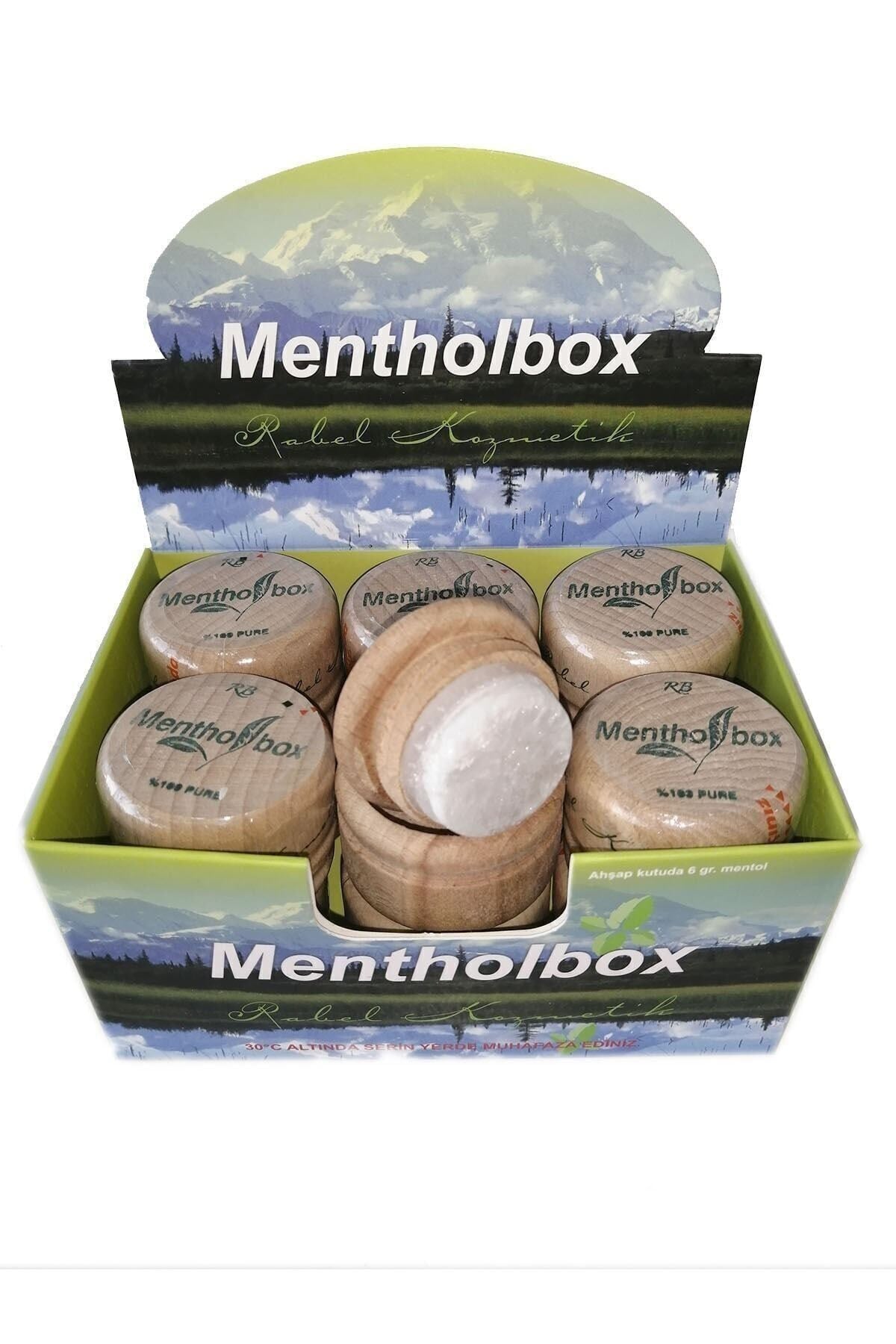MENTHOLBOX Mentholbox Nemlendiricili Masaj Kremi (Migren Taşı) 6 gr - 12'li Stand