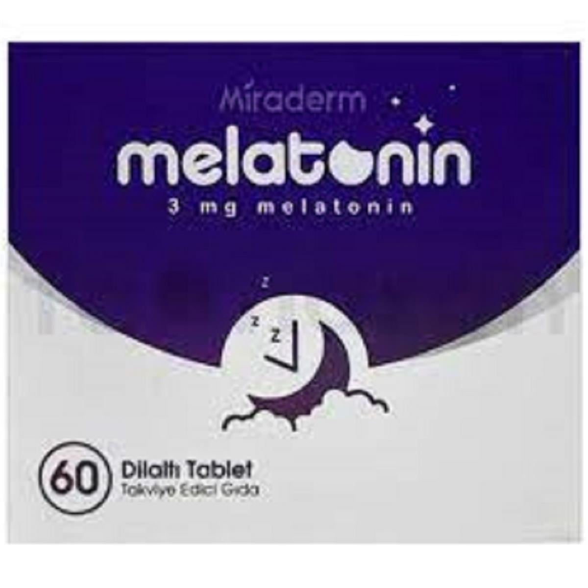 MİRADERM Miraderm Melatonin 60 Dilaltı Tablet
